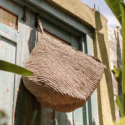 Wall basket | Hanging storage | hanging basket UTARA made of raffia