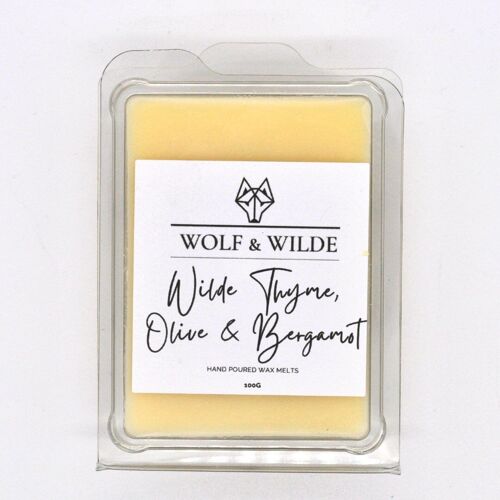 Thyme Olive & Bergamot Soy Wax Melts 100g