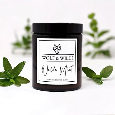 Wilde Mint Luxus-Aromatherapie-Duftkerze