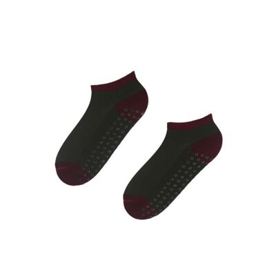 Niedrig geschnittene LORENZO-Socken aus Merinowolle mit rutschfester Sohle