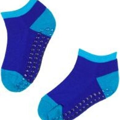 Niedrig geschnittene, rutschfeste Socken aus Merinowolle von LORENZO für Kinder, Größe 12–2.5