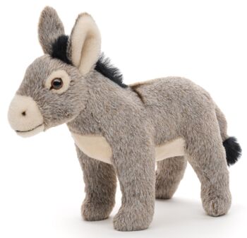 Âne debout - 20 cm (hauteur) - Mots clés : ferme, peluche, peluche, peluche, doudou 1