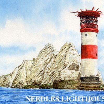Isle of Wight, Needles Leuchtturm Kühlschrankmagnet
