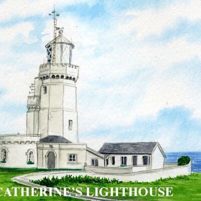 Isle of Wight, Kühlschrankmagnet, Leuchtturm von St. Catherine