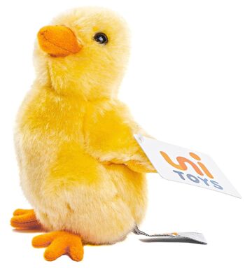 Poussin jaune - 13 cm (hauteur) - Mots clés : ferme, coq, poulet, poule, peluche, peluche, peluche, doudou 2