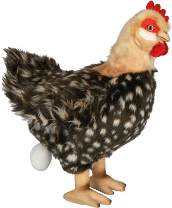 Poule avec œuf - 37 cm (hauteur) - Mots clés : ferme, coq, poule, poussin, peluche, peluche, peluche, peluche 2