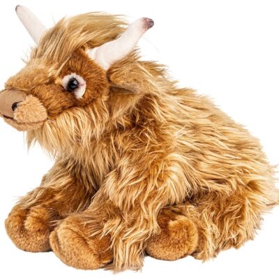 Scottish Highland cattle - 25 cm (length) - Keywords: farm, cattle, plush, plush toy, stuffed animal, cuddly toy