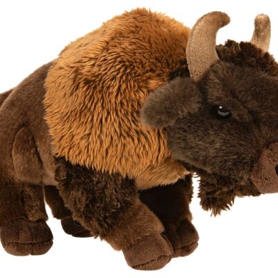 Bison - 29 cm (Länge) - Keywords: Bauernhof, Büffel, Wisent, Rind, Plüsch, Plüschtier, Stofftier, Kuscheltier