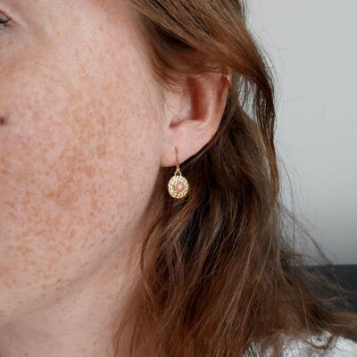 Serena earrings - Rhodochrosite