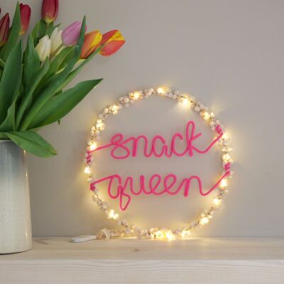 Snack Queen Mother's Day Hoop Light