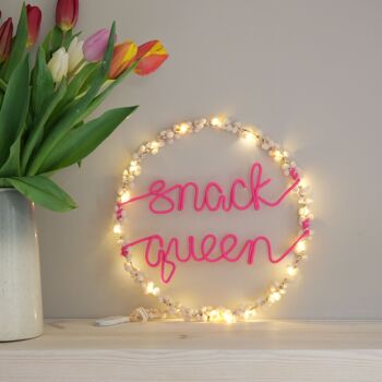 Cerceau lumineux Snack Queen pour la fête des mères 1