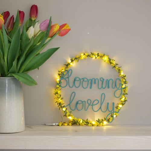 Blooming Lovely Hoop Light