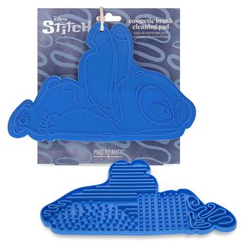 Mad Beauty Disney Stitch Denim Tampon de nettoyage pour pinceaux cosmétiques 1