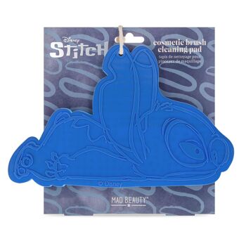 Mad Beauty Disney Stitch Denim Tampon de nettoyage pour pinceaux cosmétiques 2