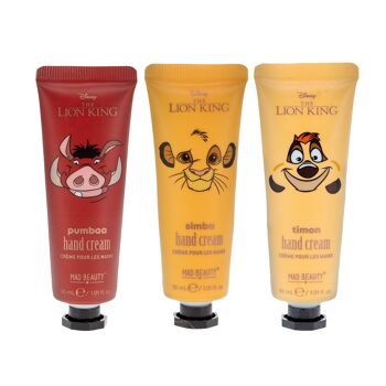 Trio de crèmes pour les mains Mad Beauty Disney Le Roi Lion 2