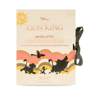 Mad Beauty Disney König der Löwen Blattmaske, 4-teilige Kollektion