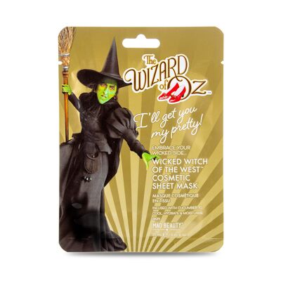 Mad Beauty Warner Masque en tissu méchante sorcière du Magicien d'Oz