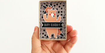 Boîte à message "Happy bearday" 2