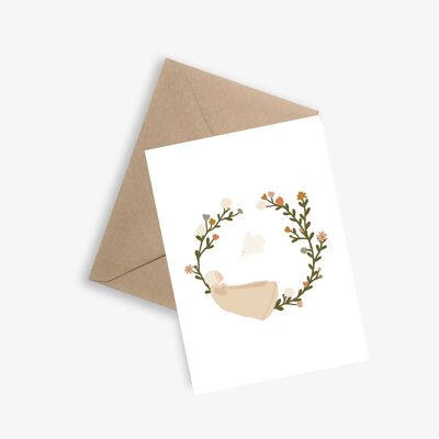 Baptism Crown - Simple Ceremony Card