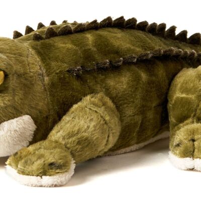 Alligator - 33 cm (length) - Keywords: Exotic wild animal, crocodile, plush, plush toy, stuffed animal, cuddly toy