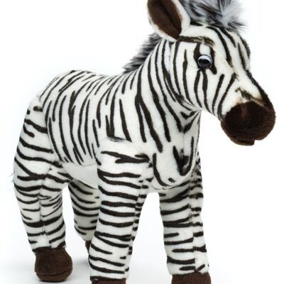 Zebra, stehend - 31 cm (Höhe) - Keywords: Exotisches Wildtier, Plüsch, Plüschtier, Stofftier, Kuscheltier