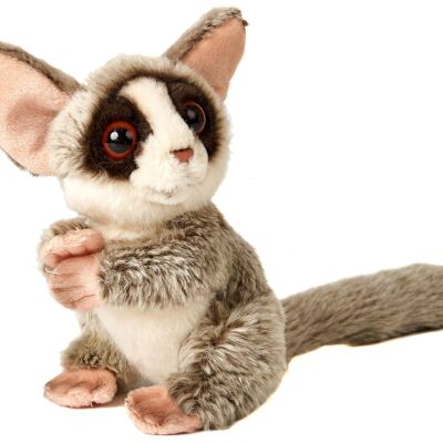 Bush baby, sitting, with Velcro - 20 cm (height) - Keywords: Exotic wild animal, monkey, galago, plush, plush toy, stuffed animal, cuddly toy