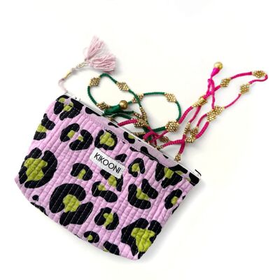 handmade mini bag "Oh Leo - cosmic lilac"
