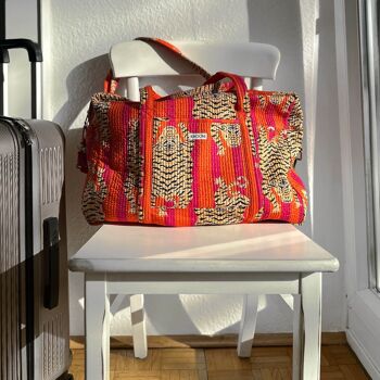 Grand sac de voyage "Poppy Tiger" 1