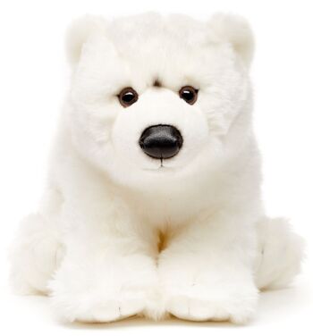 Ours polaire - 36 cm (longueur) - Mots clés : Animal sauvage exotique, ours, ours polaire, peluche, peluche, peluche, peluche 1