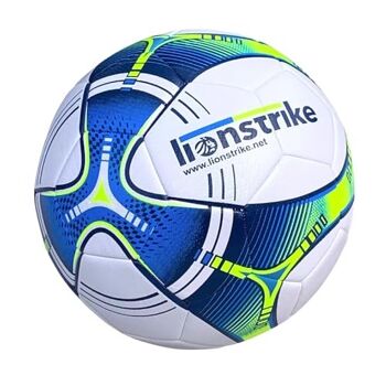 Lionstrike Ballon de football d'entraînement standard avec technologie NeoBladder, ballon d'entraînement de niveau club et ligue à taille et poids réglementaires (taille 3, turquoise) 4