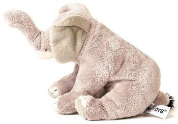 Éléphant, assis - 14 cm (hauteur) - Mots clés : Animal sauvage exotique, peluche, peluche, peluche, peluche 3