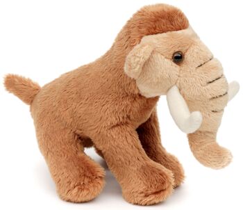 Peluche Mammouth - 13 cm (longueur) - Mots clés : Animal sauvage exotique, animal préhistorique, éléphant, peluche, peluche, peluche, peluche 3