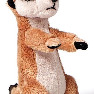 Meerkat Plushie - 14 cm (height) - Keywords: Exotic wild animal, plush, plush toy, stuffed animal, cuddly toy