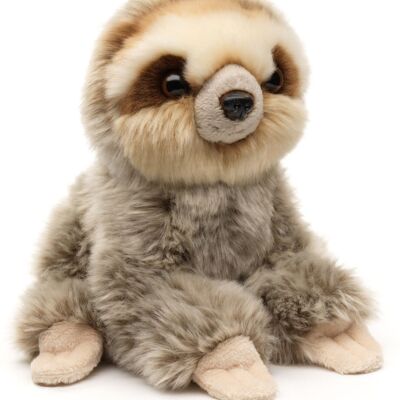 Sloth, sitting - 18 cm (height) - Keywords: Exotic wild animal, plush, plush toy, stuffed animal, cuddly toy