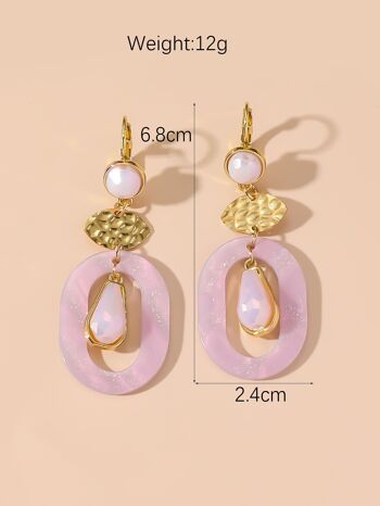 BOUCLES D'OREILLES DORMEUSE 24PEBOL035 3