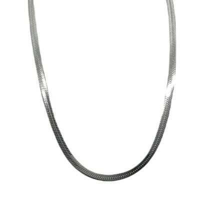 Snake chain flat stainless steel 50cm