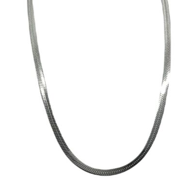 Catena a serpente piatta in acciaio inossidabile 50 cm