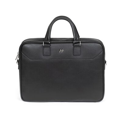 Daniel Hechter 13'' & A4 briefcase - Grained cowhide leather - Together Collection