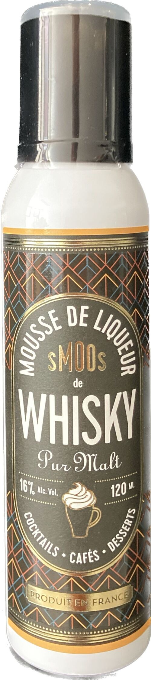 mousse de liqueur de whisky 120 ml