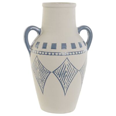 Vaso in ceramica 22X18X35 Marrone grezzo JR213258