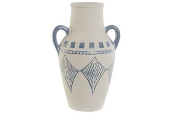 Vase en céramique 22x18x35 brun brut JR213258 1