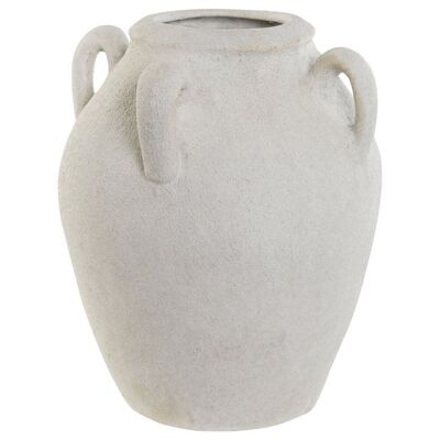 Vaso in Ceramica 25X24X30 Manico Bianco JR213254