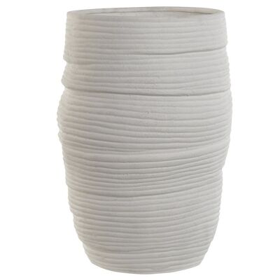 Vaso in Ceramica 27X27X37 Bianco JR213256