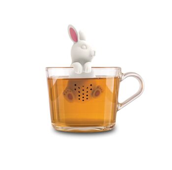 Oeuf de thé de lapin | blanc 1