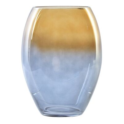 GLASS VASE 14X14X20 BICOLOR JR199816