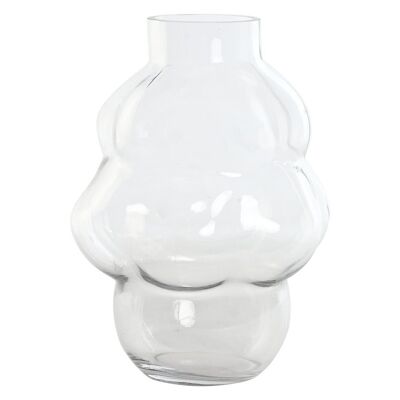 Jarron Cristal 24X22X32 Bubble Transparente JR213163