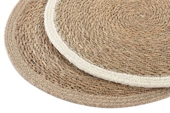 JUTE HERBE INDIVIDUELLE 37,5X37,5X0,5 2 ASSORT. PC202124 2