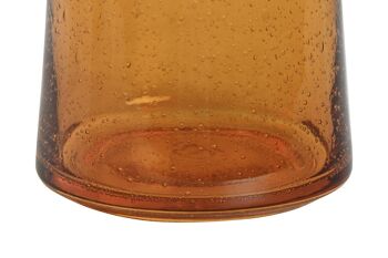 PICHET EN VERRE 11X11X19,7 1,1ML BULLES AMBRE PC212519 3