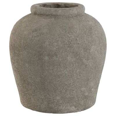 Cement Vase 29X29X30 Gray JR212825