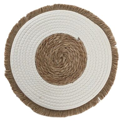 INDIVIDUAL FIBRA ALGODON 38X38X0,1 BLANCO PC205102